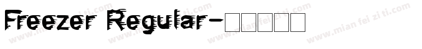 Freezer Regular字体转换